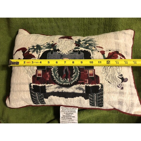 Christmas Santa Themed Pillow NEW - Picture 5 of 8